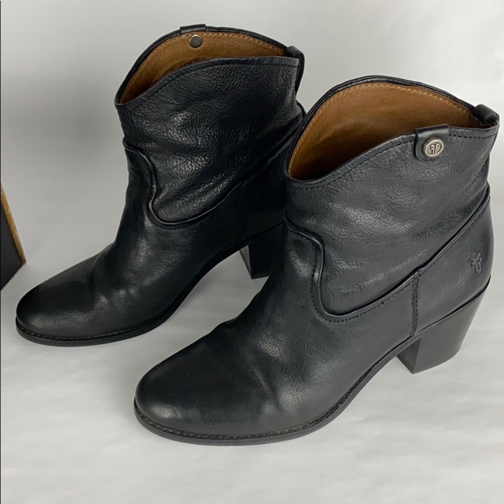 Frye leather boots short Jolene 8.5 w box
